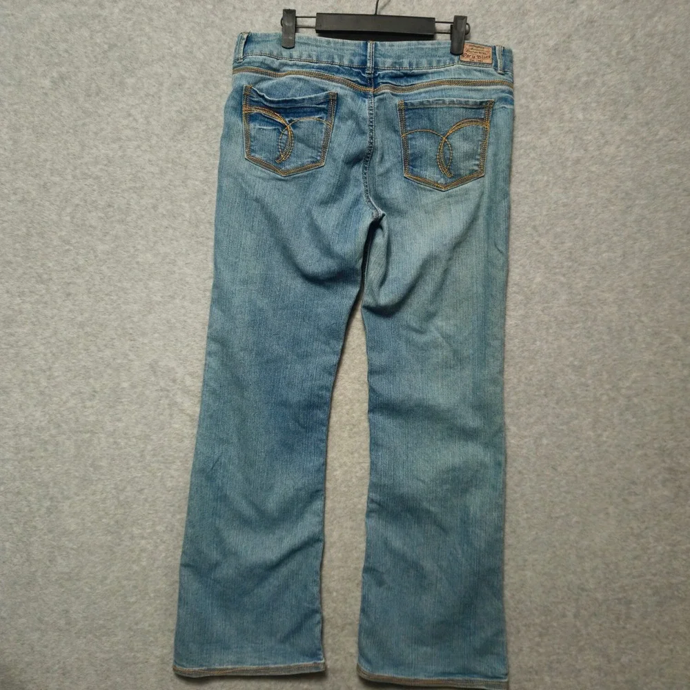 Vintage Paris Blues Womens 33 Juniors Size 13 Bootcut Jeans Stretch Denim‎